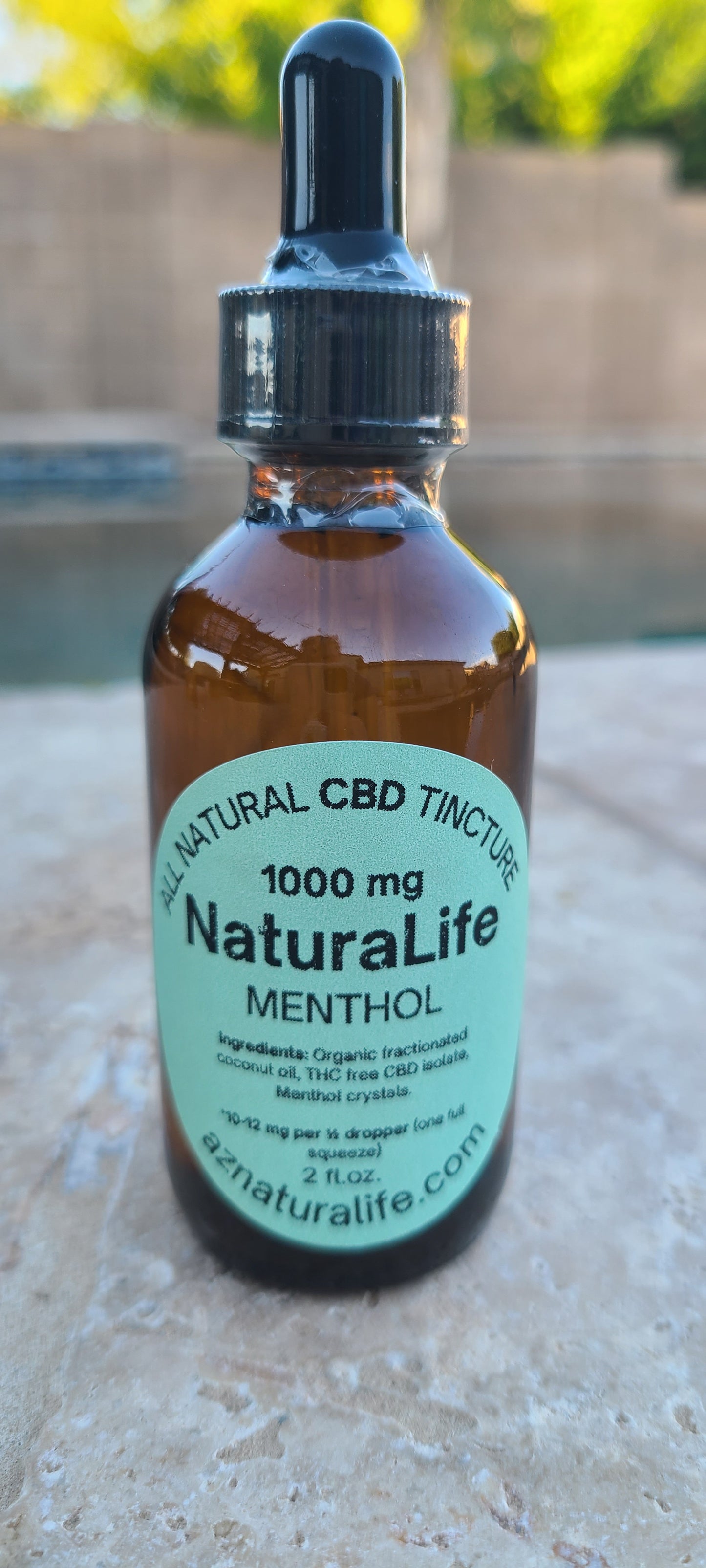 CBD Tincture - Menthol - 1000mg