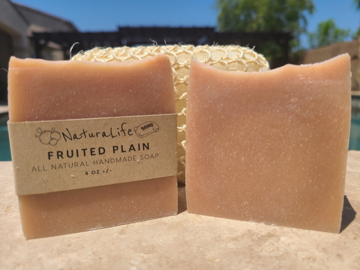 Soap - Cold Processed - Tallow - Natural - Fruited Plain - Lavender & Orange