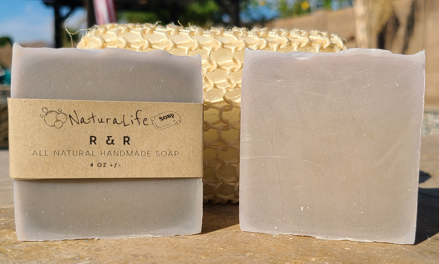 Soap - Cold Processed - Tallow - Natural - R&R - Peppermint - Ginger - Eucalyptus - Rosemary - Lavender