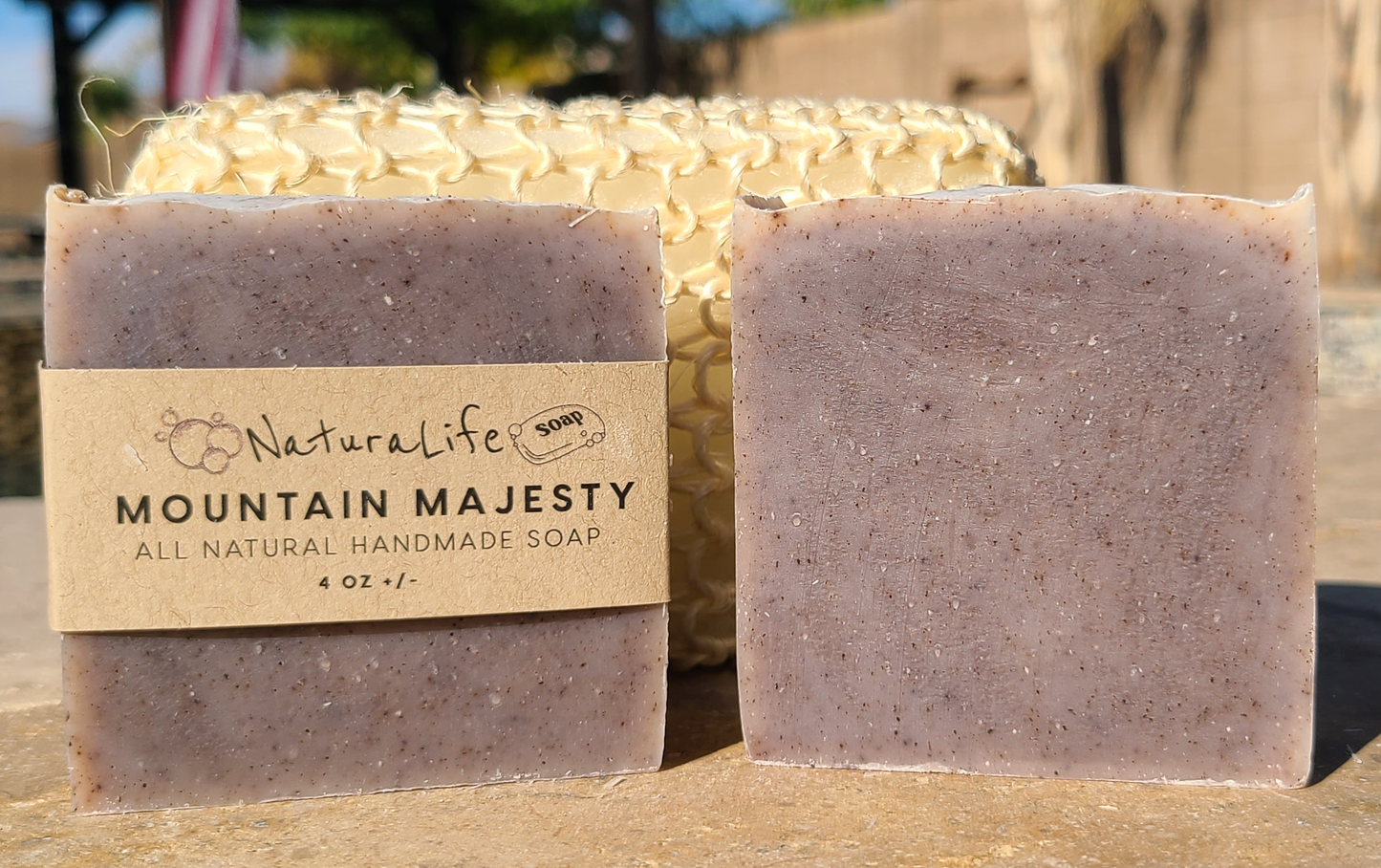 Soap - Cold Processed - Shea - Natural - Mountain Majesty - Lavender