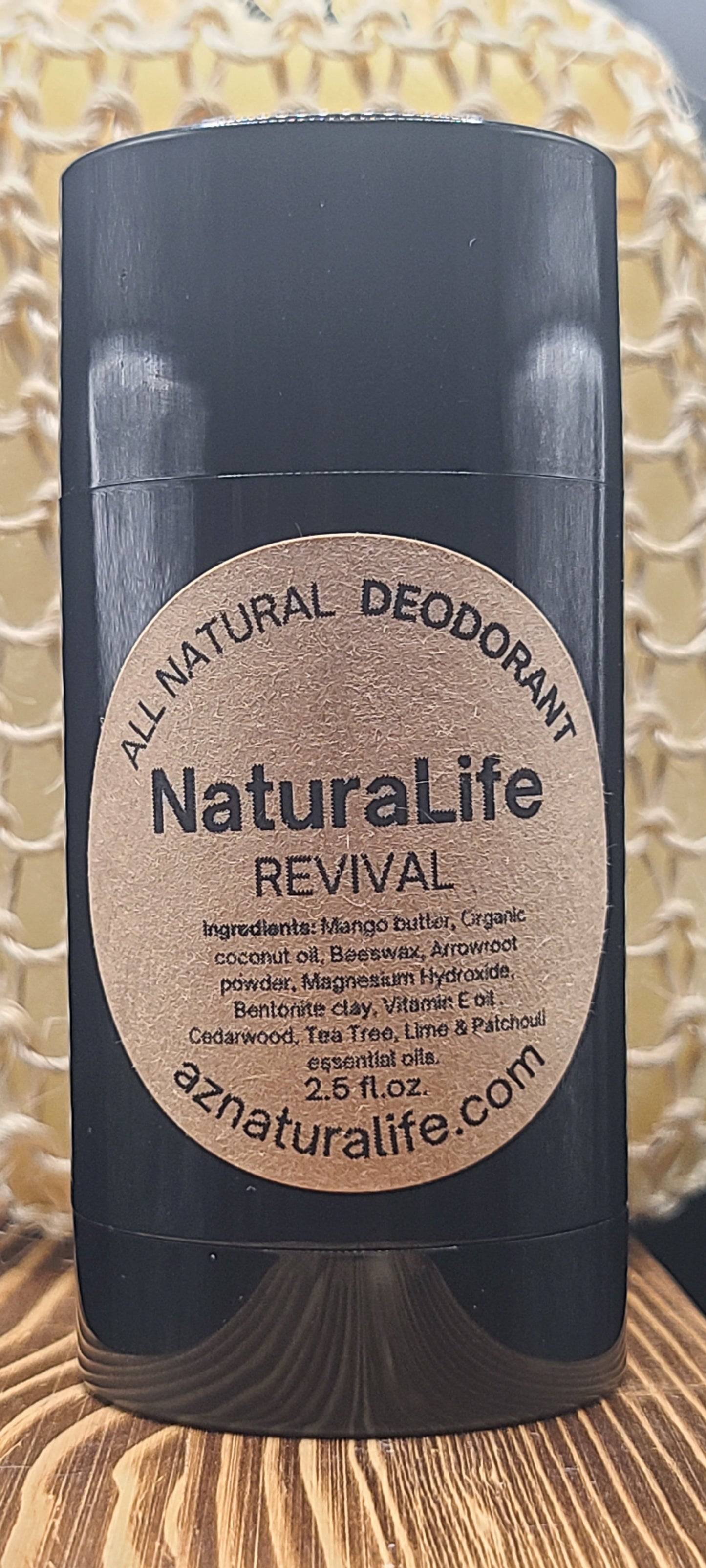 Aluminum Free Deodorant - Natural - Revival - 2.5 floz