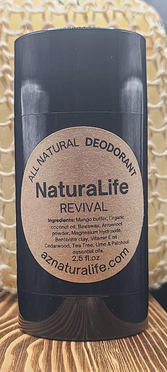 Aluminum Free Deodorant - Natural - Revival - 2.5 floz