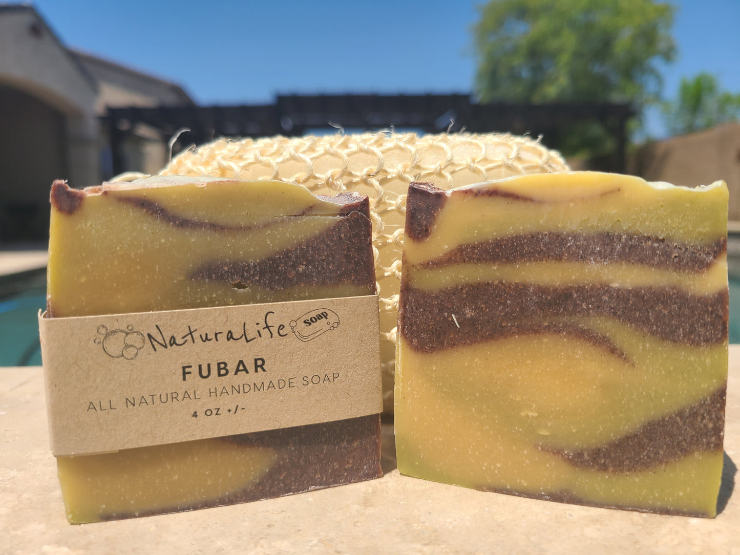 Shea Based Cold Processed All Natural Soap - Fubar - Lime - Lemongrass - Orange