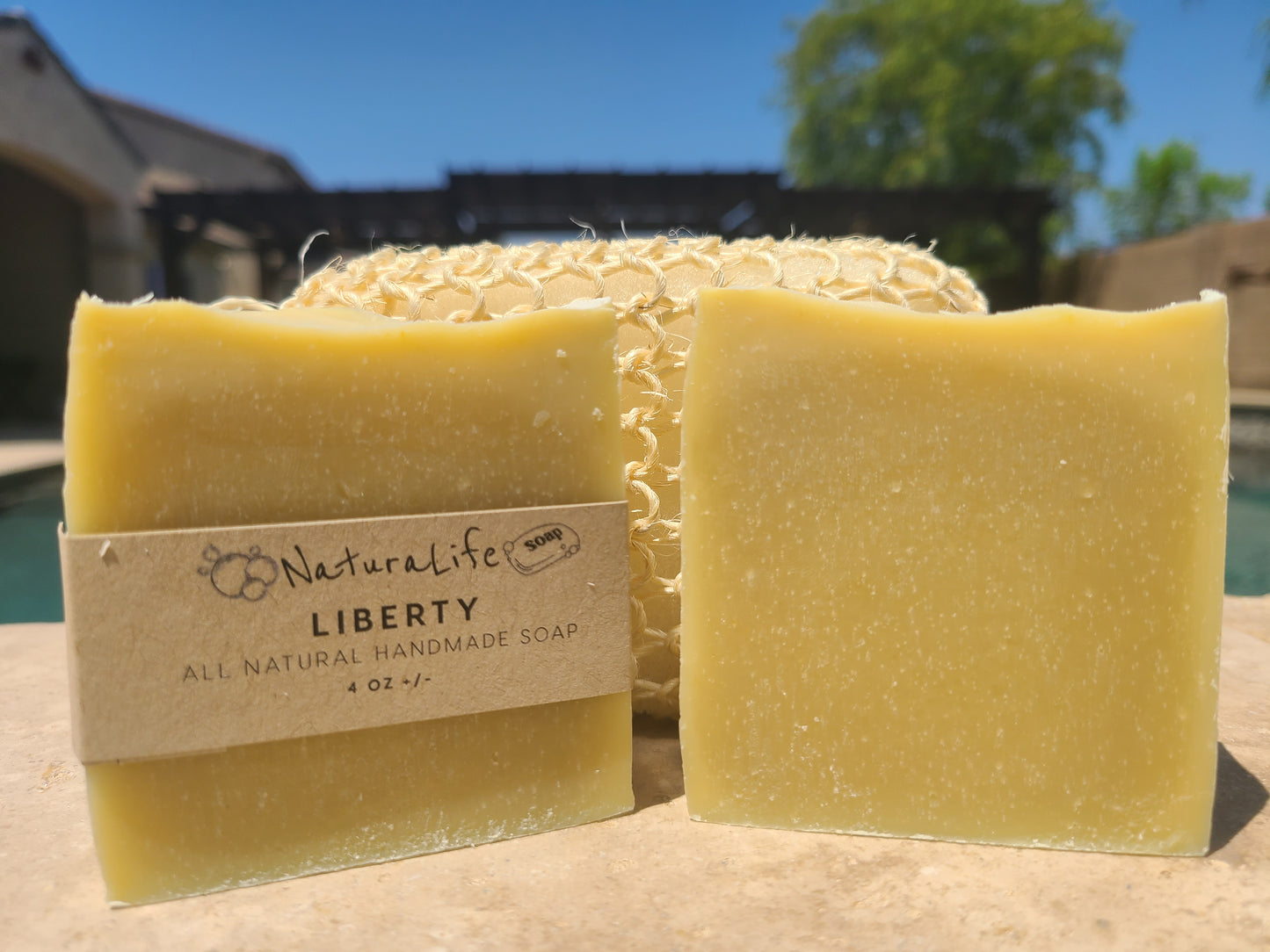 Shea Based Cold Processed All Natural Soap - Liberty - Bergamot - Basil -Spearmint