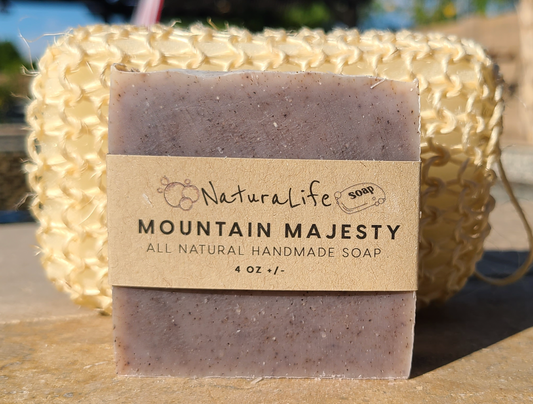 Soap - Cold Processed - Goat Milk - Natural - Mountain Majesty - Lavender