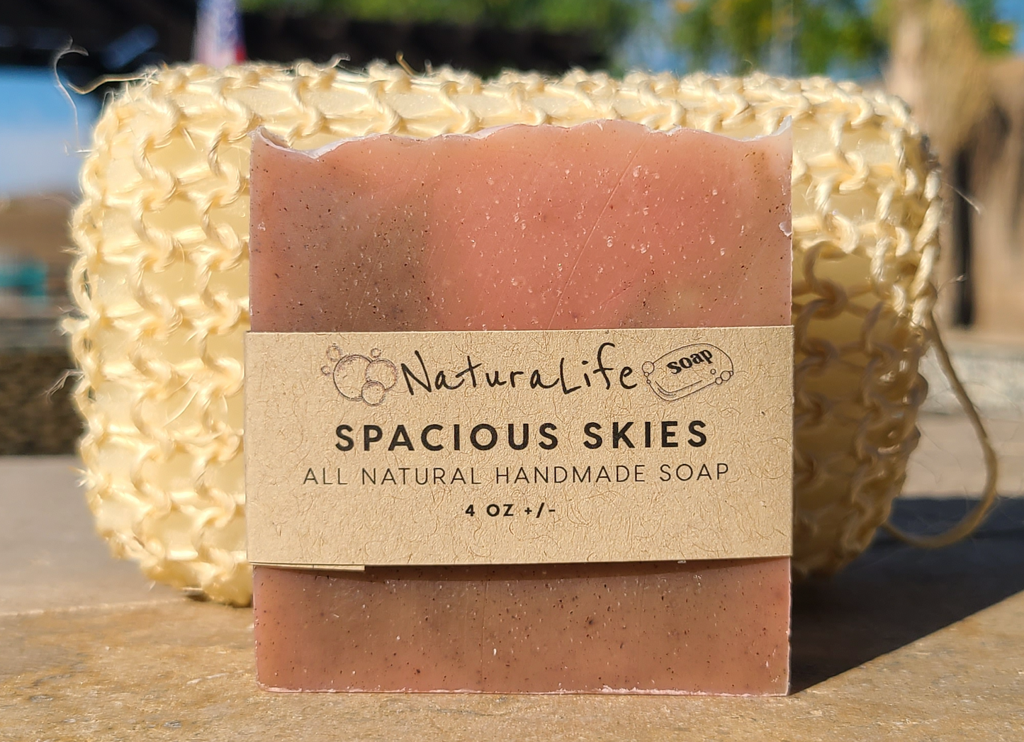 Shea Based Cold Processed All Natural Soap - Spacious Skies - Cedarwood & Lime